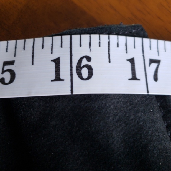 Provence suede leather skirt size 10 - Picture 3 of 7